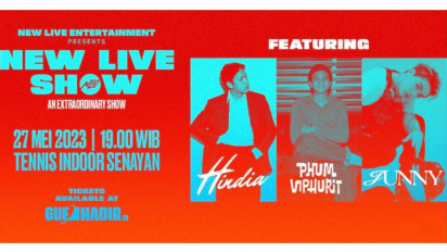 New Live Show An Extraordinary Hadirkan Penyanyi dari 3 Negara: Phum Viphurit, Junny hingga Hindia