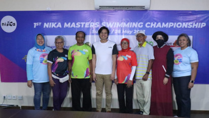 Ratusan Perenang Tua-Muda Ikuti 1st Nika Master Swimming Championship 2023