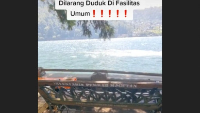 Viral, Wisatawan Telaga Sarangan Curhat di Medsos, Kursi Fasum Tak Boleh Dipakai sebelum Beli Makan di Warung