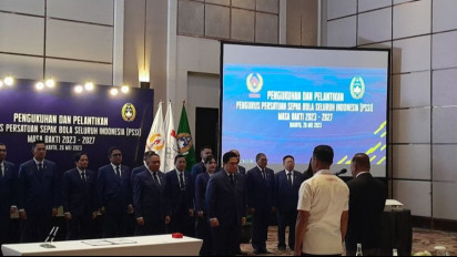 Pengurus PSSI Era Erick Thohir Resmi Dilantik, Yunus Nusi Tetap Jadi Sekjen
