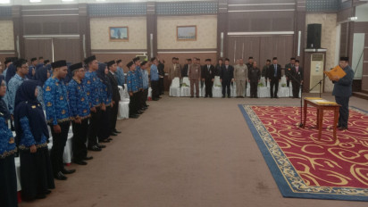 Pelantikan 110 PNS di Karimun untuk Peningkatan Kinerja dan Pelayanan Publik