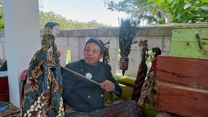 Setahun Sekali, Kesenian Wayang Krucil Blora Pentas di Acara Sedekah Bumi