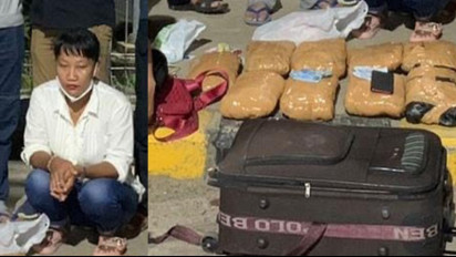 Wanita Muda Penyelundup Ganja 7,5KG Ditangkap Tim Gabungan BNN Bangka Belitung