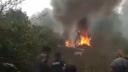 Helikopter TNI AD Jatuh di Kebun Teh Ciwidey, Kadispenad Brigjen TNI Hamim Tohari Pastikan Semua Aman