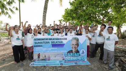 Relawan Ganjar Edukasi Nelayan untuk Jaga Lingkungan Perairan serta Sosialisasikan Sosok Ganjar