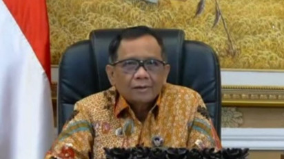 Bantah Denny Indrayana, Mahfud Pastikan Sistem Pemilu 2024 Belum Ada Putusan Resmi
