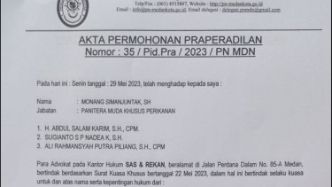 Perlawanan Anak AKBP Achiruddin, Aditya Hasibuan Ajukan Praperadilan, Minta Ken Admiral Dijadikan Tersangka