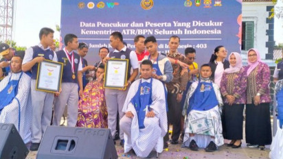 Cetak Rekor Muri, Solo Gelar Pesta Cukur Rambut Terbesar