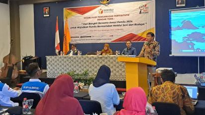 Kerap Ditunggangi Peserta Pemilu, Bawaslu Kab.Semarang Bangun Komunikasi dengan Pekerja Seni