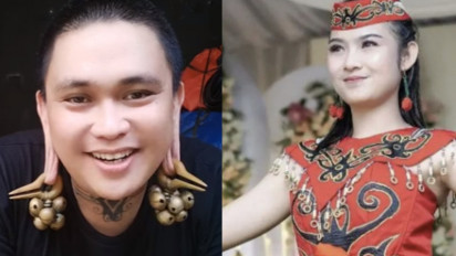 Duh, Menikahi Gadis Suku Dayak Tak Boleh Pulang ke Kampung Asal? Onal Majan Telinga Panjang Jawab Begini, Ternyata Bisa Tapi…