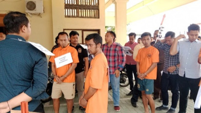 Polisi Gelar Rekonstruksi Kasus Pengeroyokan yang Libatkan Anak Kades di Blora