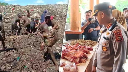 Operasi Pasar Daging Ilegal Hasil Pungutan Warga dari TPA di Bengkalis: Kapolres dan Kadisperindag Beraksi