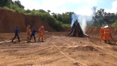 Masuki Musim Kemarau, Petugas Gabungan Aceh Barat Daya Gelar Apel Siaga Bencana