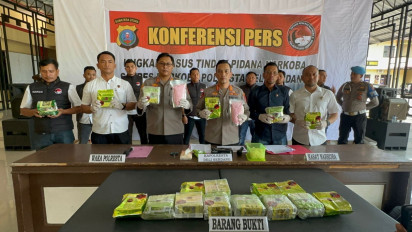 Bongkar Jaringan Narkoba Asal Malaysia, 18 Kg Sabu dan 9 Ribu Lebih Ekstasi Diamankan Polisi