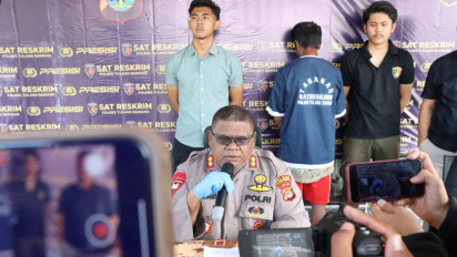 Polres Tulang Bawang Lampung Menangkap Suami yang Menghabisi Nyawa Istrinya Sendiri Karena Sakit Hati Istri Menikah Siri