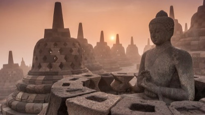 Candi Borobudur Steril dari Pengunjung 1 Juni 2023 Pukul 13.00 WIB