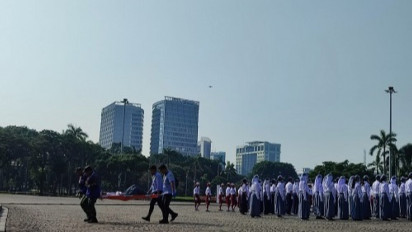 Sejumlah Peserta Upacara Peringatan Hari Lahir Pancasila Pingsan, Tak Kuat Menahan Terik Matahari