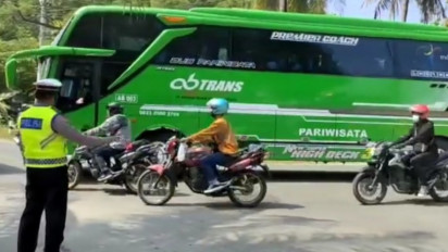 Antisipasi Kepadatan Libur Panjang, Satlantas Polres Gunungkidul Rekayasa Lalu Lintas