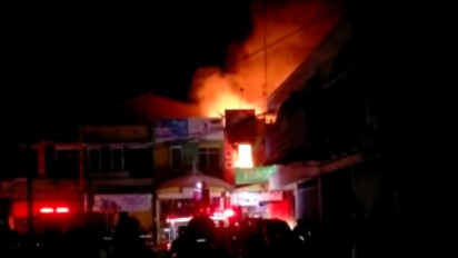 Tiga Ruko di Probolinggo Terbakar Hebat, Kerugian Capai Ratusan Juta