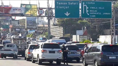 Libur Panjang, Polisi Terapkan Sitem Ganjil-Genap dan "One Way" Bagi Kendaraan yang Akan Melintas Jalur Puncak Bogor