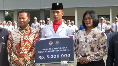 Kisah Sukses Frans Timothy, Siswa SMA Kebangsaan Lampung Selatan Terpilih sebagai Paskibraka Nasional 2023
