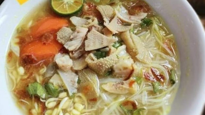 Soto Babat Serasan Sekate Kuliner Khas Wong Muba