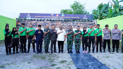 Pangdam I Bukit Barisan Resmikan Lapangan Tembak Laksana Kodim 0317/TBK