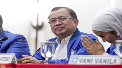 Eks Kader Partai Berkarya Priyo Budi Santoso Hadiri Pertemuan PAN dan Megawati di Markas PDIP