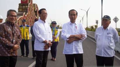 Diresmikan Presiden Joko Widodo, Jembatan Kretek II Jadi Bangunan Ikonik di Bantul Yogyakarta