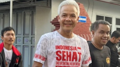 Ganjar Pranowo Safari Politik di Cirebon, Tak Lupa Lari Pagi dan Makan Nasi Jamblang