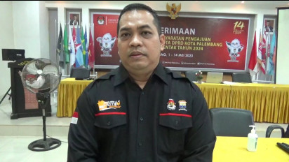 KPU Kota Palembang Temukan Bacaleg Terdaftar Ganda Internal dan Eksternal