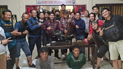 Pengembangan Tersangka Kasus Narkoba, Polisi Temukan Senjata Api Rakitan dan 41 Butir Peluru Aktif