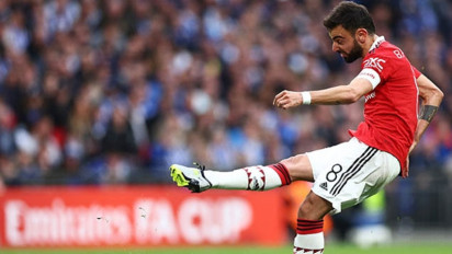 Babak Pertama Final Piala FA, Manchester United Tahan Imbang Manchester City 1-1