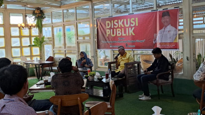 Bacaleg Golkar Sumut 2 Saipullah Nasution Gelar Diskusi Bersama Kaum Pemuda Tabagsel