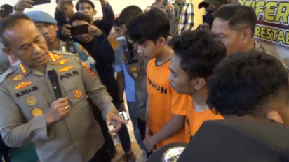 6 Pelaku Pemarangan di Bekuk 3 Diantaranya  di Bawah Umur