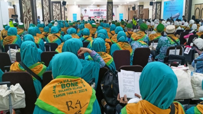 Tunda Keberangkatan, 1 Jemaah Caon Haji Asal Bone di Rujuk ke RS Dr. Wahidin 