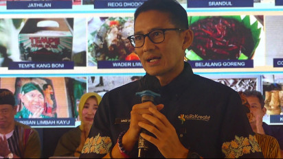 Menteri Pariwisata dan Ekonomi Kreatif Sandiaga Uno Angkat Potensi Seni Pertunjukan di Gunungkidul