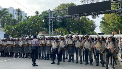 Demo Nakes dan Buruh di Jakpus, 2.432 Aparat Gabungan Disiagakan