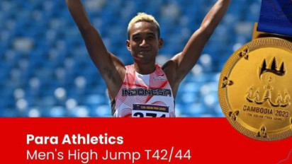 Buruh Difabel Peraih Medali Emas Asean Para Games di Kamboja