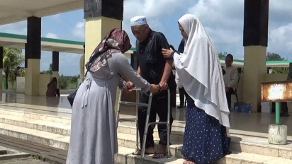 Kisah Calon Jemaah Haji Asal Tebo Penderita Urat Saraf Kejepit, Pernah 2 Kali Gagal Berangkat Haji