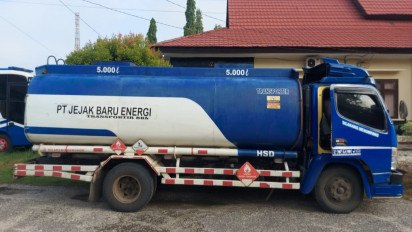 Truk Tangki BBM Diduga Bawa Minyak Tambang Ilegal, Diamankan Polisi di Sarolangun