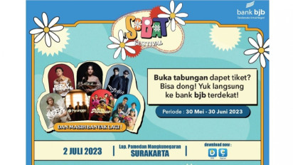 Dengan Menabung di bank bjb Bisa Nonton Konser Sobat Festival 2023