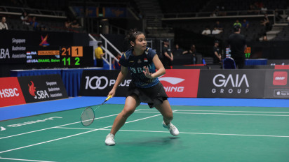 Melenggang ke 16 Besar Singapore Open 2023, Gregoria Mariska Punya Banyak PR