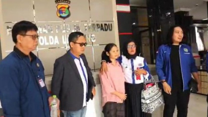 Kuasa Hukum dan ART Korban Penganiayaan Majikan Melapor ke Polda Lampung