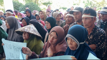 Ratusan Warga Madina Unjuk Rasa Tuntut Hak Plasma, DPRD Madina Diminta Segera Bertindak