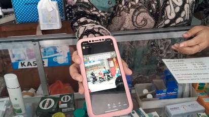 Viral! Pasutri Bawa Anak Kecil Maling Ponsel di Tasikmalaya, Aksi Pelaku Terekam CCTV