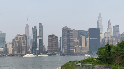 Kota New York Diselimuti Asap Akibat Kebakaran Hutan di Quebec Kanada