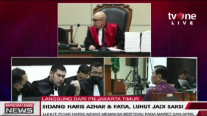 Luhut Binsar Pandjaitan Hadir sebagai Saksi di Sidang Haris Azhar dan Fatia, Singgung Status Perwira dan Siap Dihukum