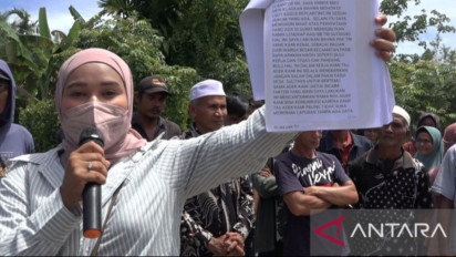 Warga di Aceh Jaya Tuntut Keadilan Soal Program Peremajaan Sawit
