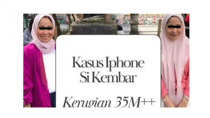 Korban Penipuan Order iPhone Murah Wanita Kembar Terus Bertambah, Polres Tangsel Terima 6 Laporan